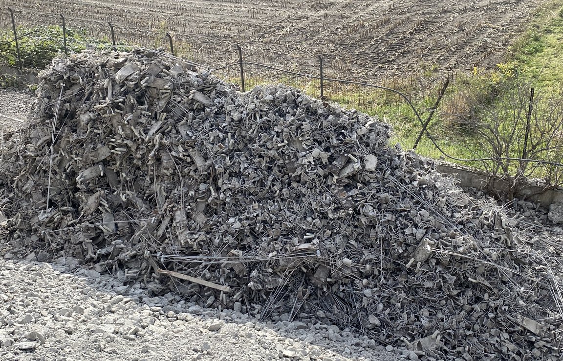 Wiederverwertung der Endmaterialien